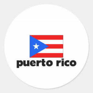 I HEART PUERTO RICO CLASSIC ROUND STICKER