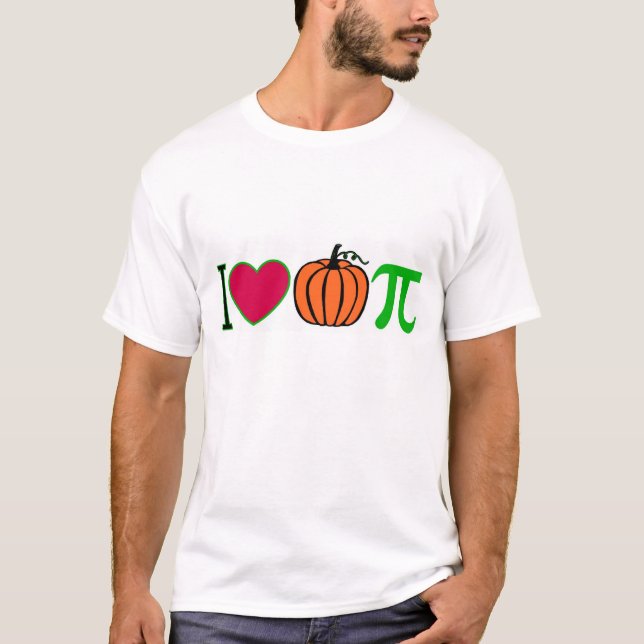 I Heart Pumpkin Pi T-Shirt (Front)