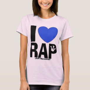 I Heart Rap - Blue T-Shirt
