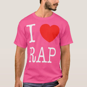 I Heart Rap I Love Rap Music Hip-Hop 	 Dj Mc Frees T-Shirt