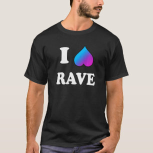 I Heart Rave Dance Booty  Electronic Music Festiva T-Shirt