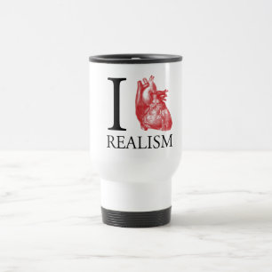 I Heart Realism Travel Mug