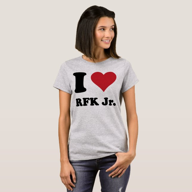 I Heart RFK JR T-Shirt (Front Full)