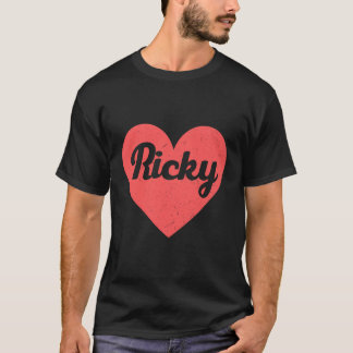 I Heart Ricky - First Names And Hearts I Love Rick T-Shirt