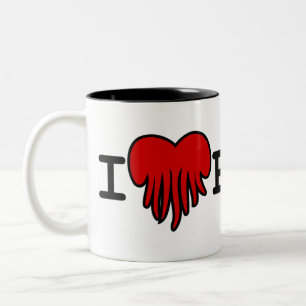I Heart R'lyeh Two-Tone Coffee Mug
