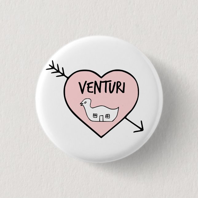 I Heart Robert Venturi Button (Front)