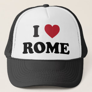 I Heart Rome Italy Trucker Hat