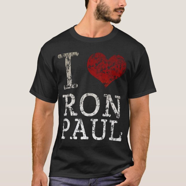 I heart Ron Paul t shirt (Front)