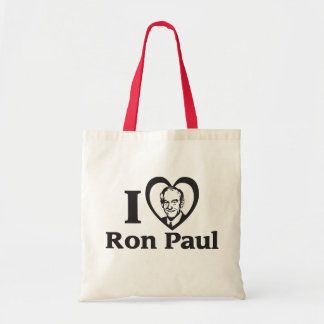 I HEART RON PAUL TOTE BAG