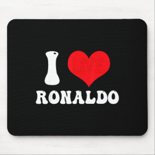I Heart Ronaldos First Name Groovy D Valentines  Mouse Mat