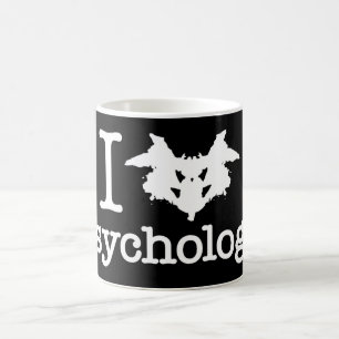 I Heart (Rorschach Inkblot) Psychology Coffee Mug