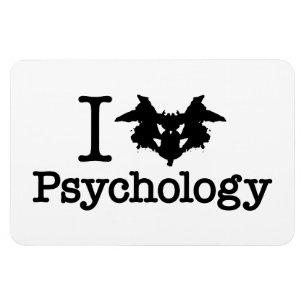 I Heart (Rorschach Inkblot) Psychology Magnet