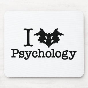 I Heart (Rorschach Inkblot) Psychology Mouse Mat