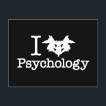 I Heart (Rorschach Inkblot) Psychology Postcard<br><div class="desc">Love Psychology,  Love Rorschach

Globe Trotters specialises in idiosyncratic imagery from around the globe. Here you will find unique Greeting Cards,  Postcards,  Posters,  Phone Cases,  Stickers,  Mousepads and more.</div>