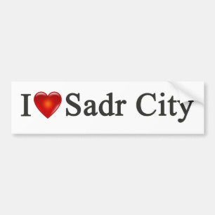 "I Heart Sadr City" Bumper Sticker