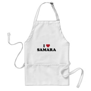 I Heart Samara Russia Standard Apron