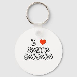 I Heart Santa Barbara Key Ring