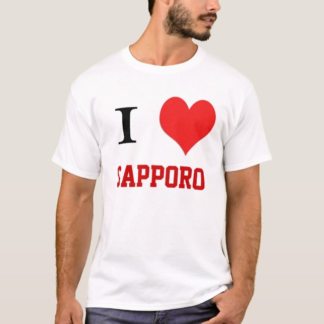 i heart  Sapporo T-Shirt (Front)