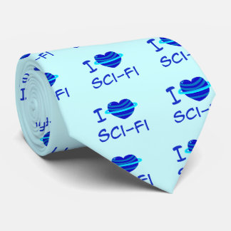 I Heart Sci-Fi Tie