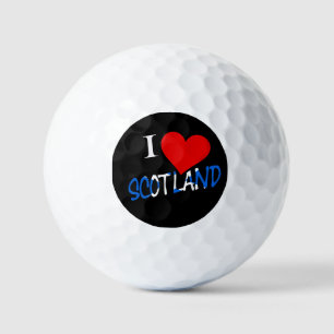 I Heart Scotland overlay va gbcnt Golf Balls