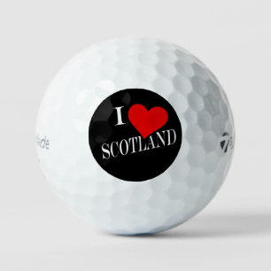 I Heart Scotland wt tmtp5 gbcnt Golf Balls