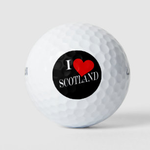 I Heart Scotland wt wu gbcnt Golf Balls