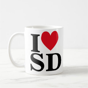 I Heart SD Coffee Mug