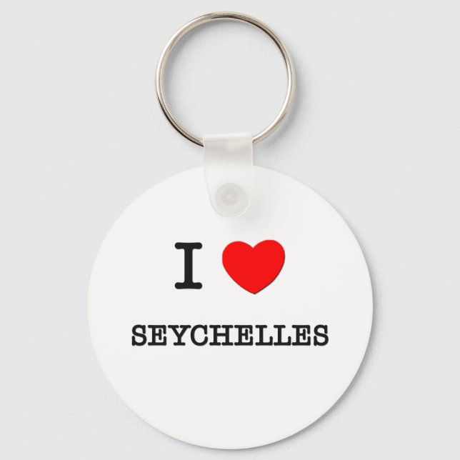 I HEART SEYCHELLES KEY RING (Front)