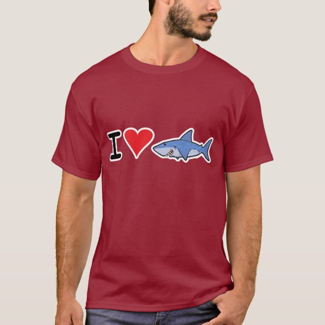 I heart shaaark T-shirt 2 (Front)