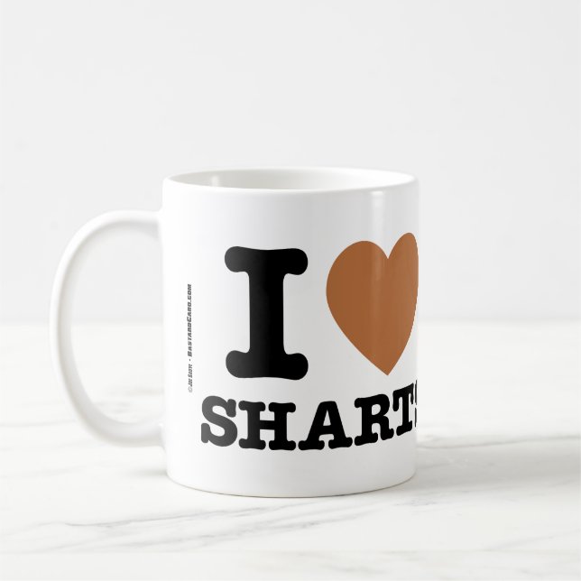 I Heart Sharts Coffee Mug (Left)