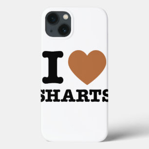 I Heart Sharts Funny Graphic iPhone 13 Case