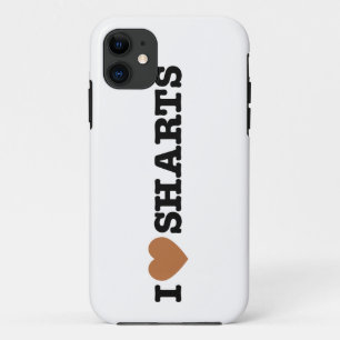 I Heart Sharts Funny Icon Graphic iPhone 11 Case