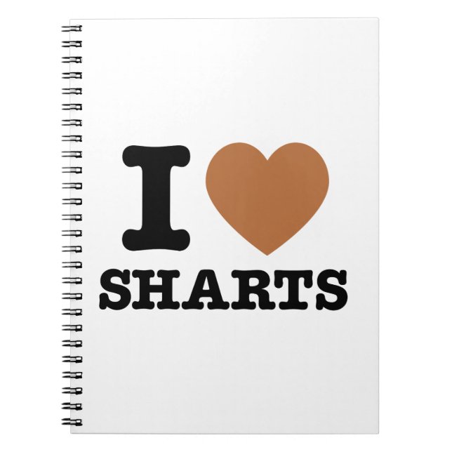 I Heart Sharts Notebook (Front)