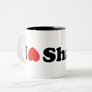 I Heart Sharts Two-Tone Coffee Mug