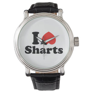 I Heart Sharts Watch
