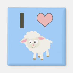 I heart Sheep Magnet