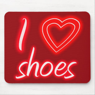 I heart shoes mouse mat