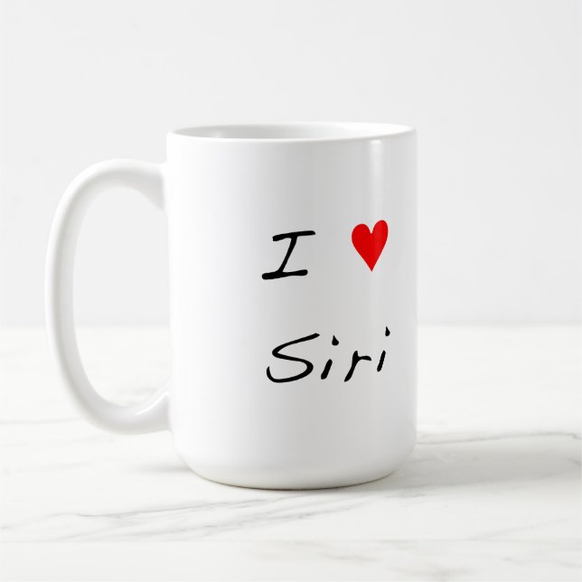 I Heart Siri Coffee Mug (Left)
