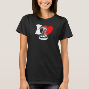 I Heart Snakes - Cute I Love Snakes, Snake Lover P T-Shirt