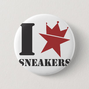 I <HEART> Sneakers 6 Cm Round Badge