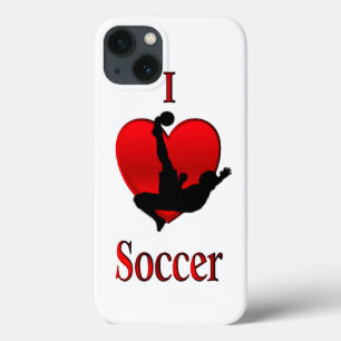 I Heart Soccer iPhone 13 Case