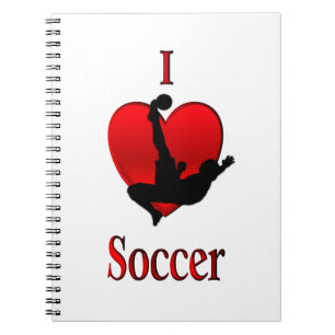 I Heart Soccer Notebook