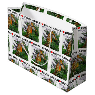 I Heart South Africa Giraffe Aloe Large Gift Bag
