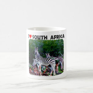 I Heart South Africa Zebra Aloe Coffee Mug