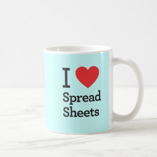 I Heart Spreadsheets Coffee Mug