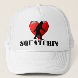I heart Squatchin Trucker Hat