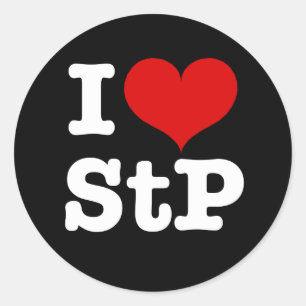 I Heart St. Paul / St. Peter Classic Round Sticker