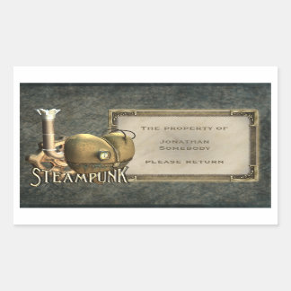 I Heart Steampunk Bookplate Stickers
