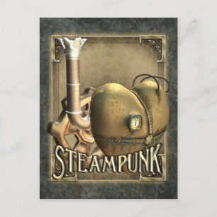 I Heart Steampunk Postcard