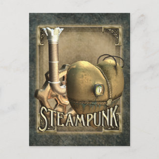 I Heart Steampunk Postcard
